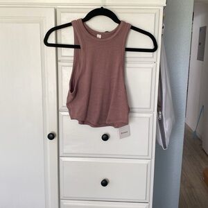 NWT Lululemon hold tight cropped tank